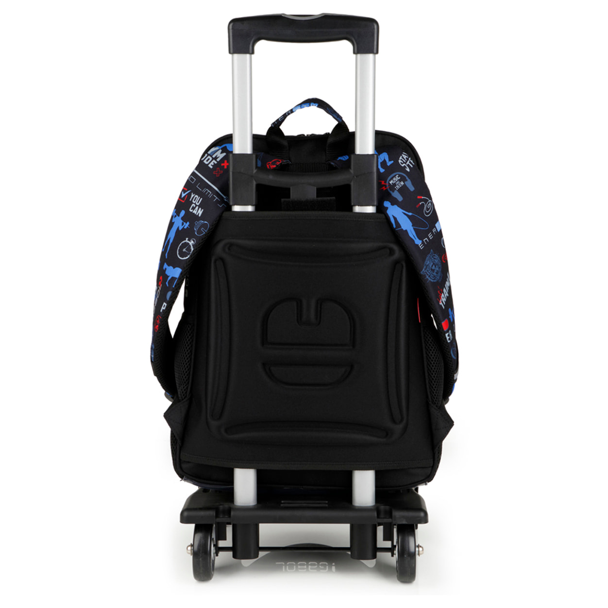 Mochila adaptable a carro Gabol TRAINING negra y resistente al agua