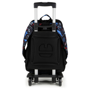 Mochila adaptable a carro Gabol TRAINING negra y resistente al agua