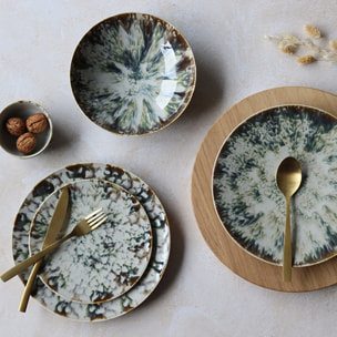 Service de table 48 pièces en porcelaine MAKA