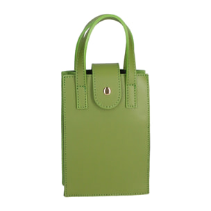 Borsa a mano da donna - Modello Giusi - Vera pelle - 19.0 x 13.0 x 5.0 cm
