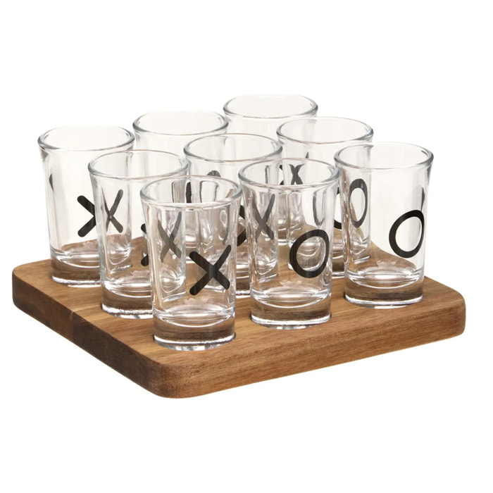 Morpion Jules 16x16cm transparent