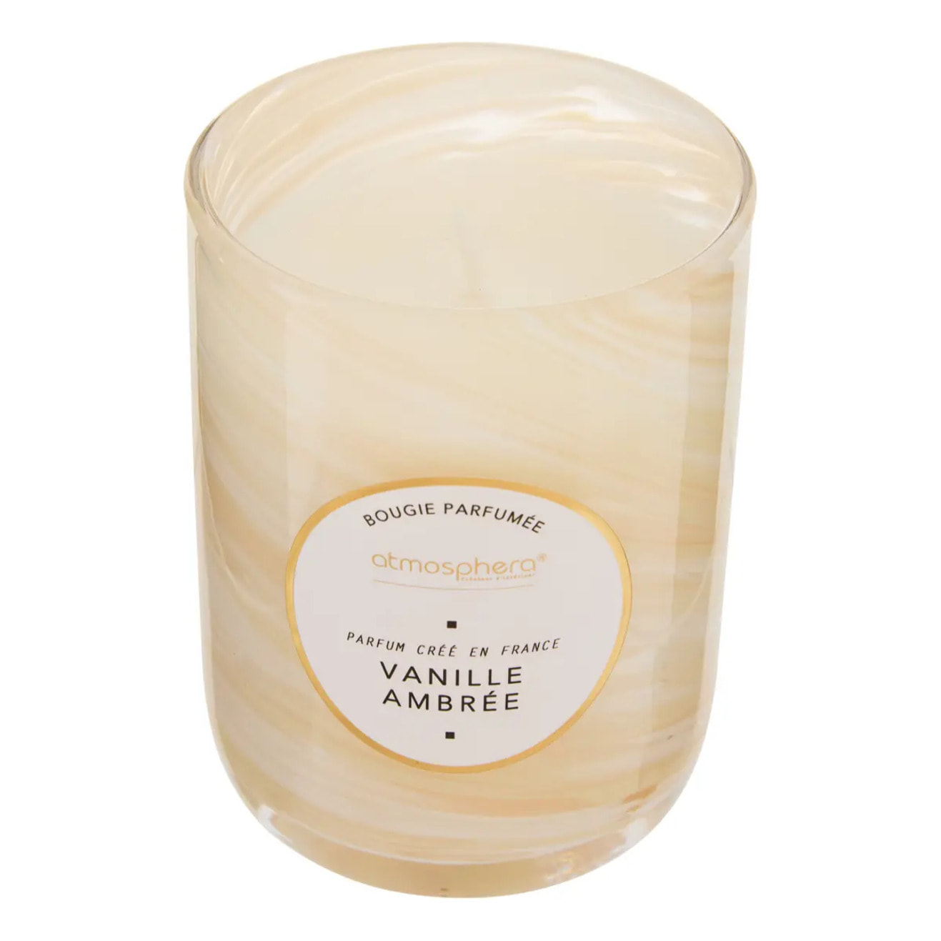 Bougie parfumée 275g Wavy Vanille ambrée