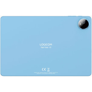 Tablette Android LOGICOM Tab Fold 10 Bleu 128Go