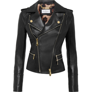 PHILIPP PLEIN Biker de cuero