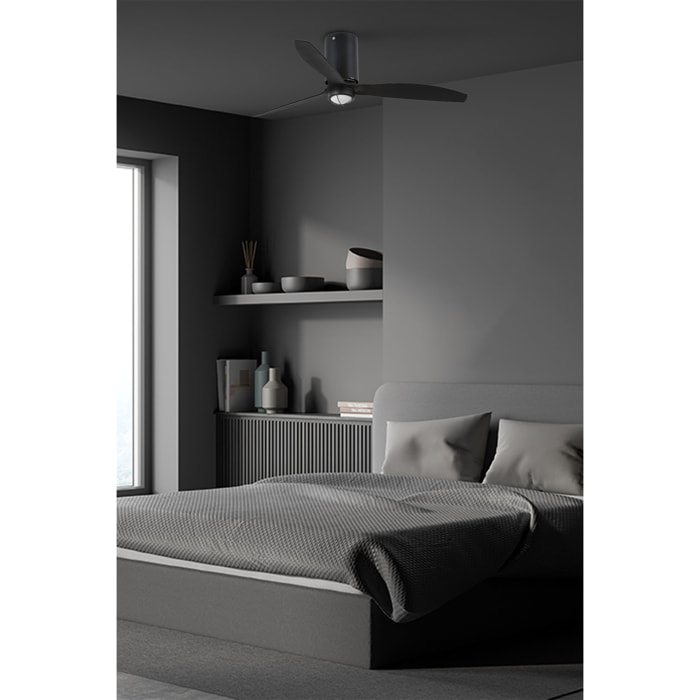 MINI TUBE FAN M LED Ventilateur noir mat DC