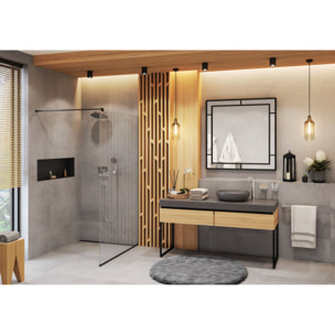 Bras mural pour douche de tête Pulsify, Chromé