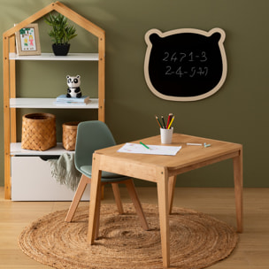 Tableau ardoise ourson H.48cm