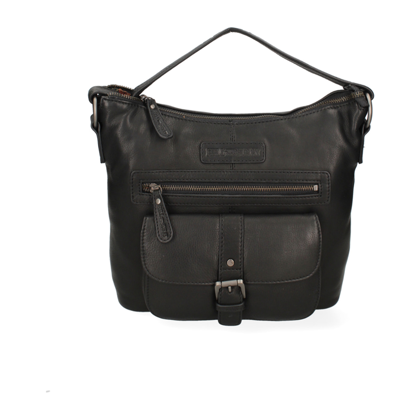 Borsa a tracolla da uomo In Vera pelle Made in Italy 31x23x12 cm