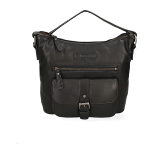 Borsa a tracolla da uomo In Vera pelle Made in Italy 31x23x12 cm