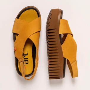 Sandalia de cuña 1574 NOBUCK HONEY/BRIGHTON color Honey