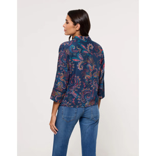 Camisa Manga Larga Azul Marino - Herisir