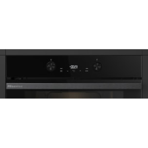 Four encastrable HISENSE BI64223EPBG - Pyrolyse, Mode Pizza 300 C, Air Fry, Cavité EvenBake, 77L
