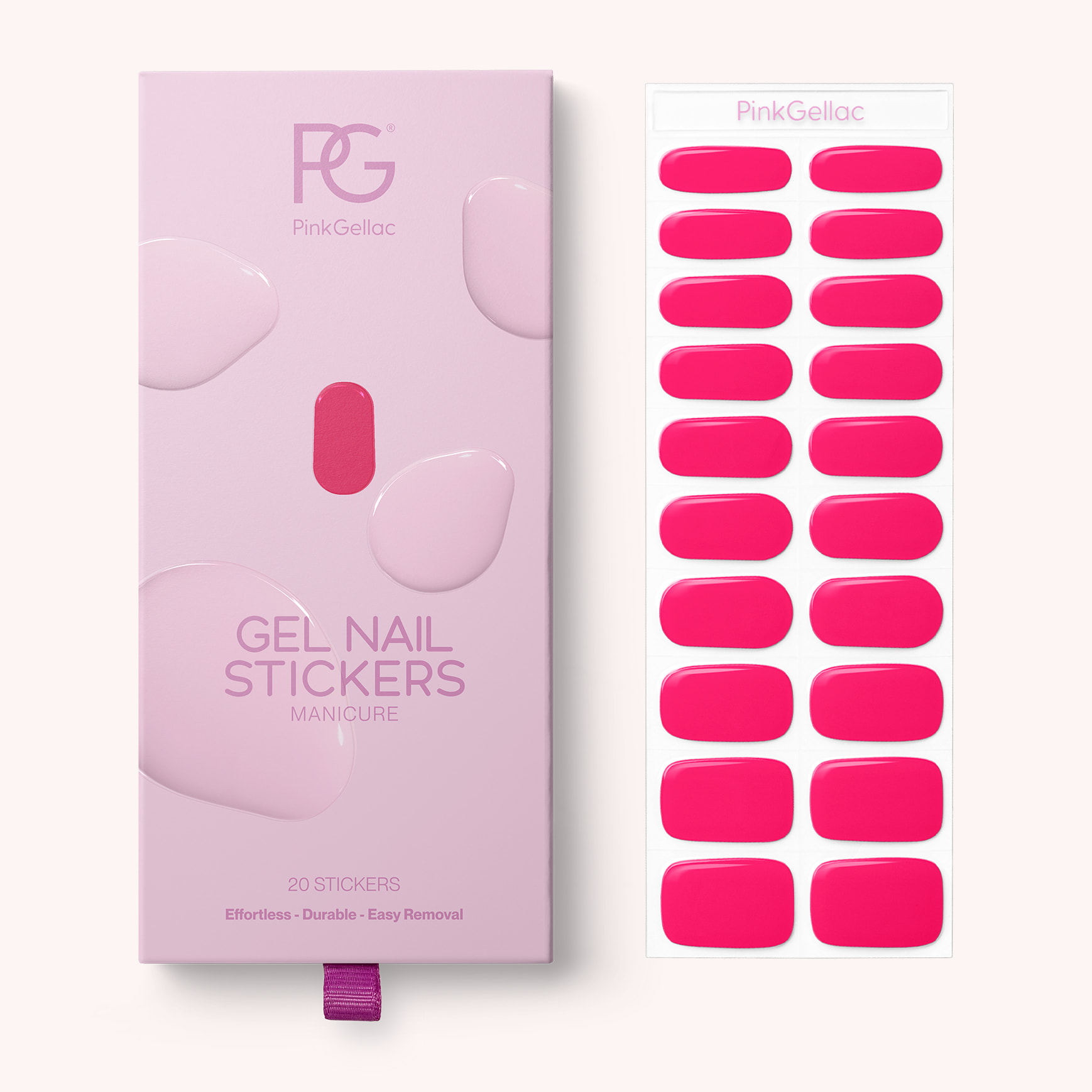 Stickers gel - 0023 Rosy Red
