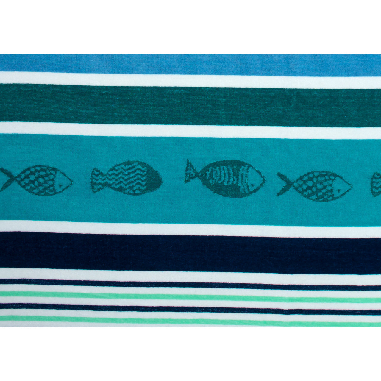 Telo Mare Spugna Jacquard Spiaggia Disegno Marsa Alam