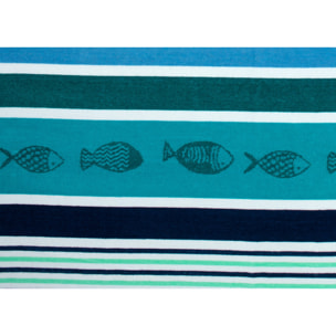 Telo Mare Spugna Jacquard Spiaggia Disegno Marsa Alam