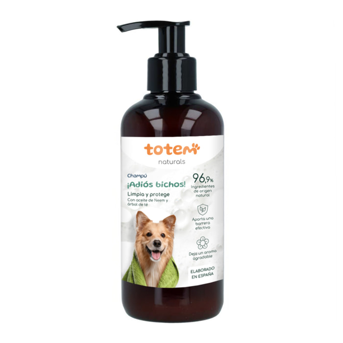 Champú Natural para Perros – Limpieza Suave y Profunda, Hidrata y Protege el Pelaje, Aroma Agradable, Ideal para Todo Tipo de Razas