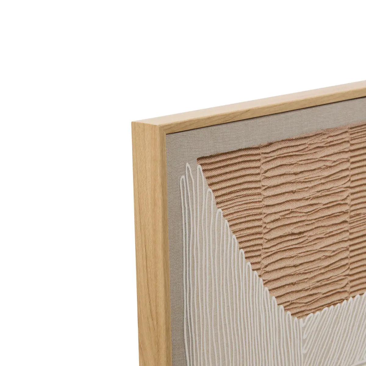 Toile imprimée Baka 30x40cm marron