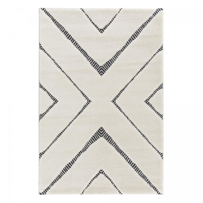 Tapis salon et chambre tissé motif géométrique HIPA