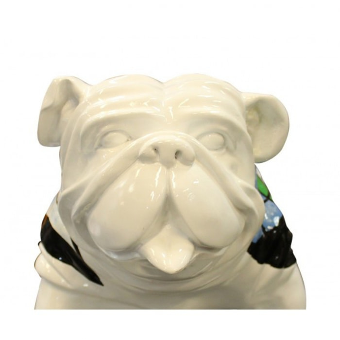 Sculpture chien bulldog anglais H30cm - ENGLAND