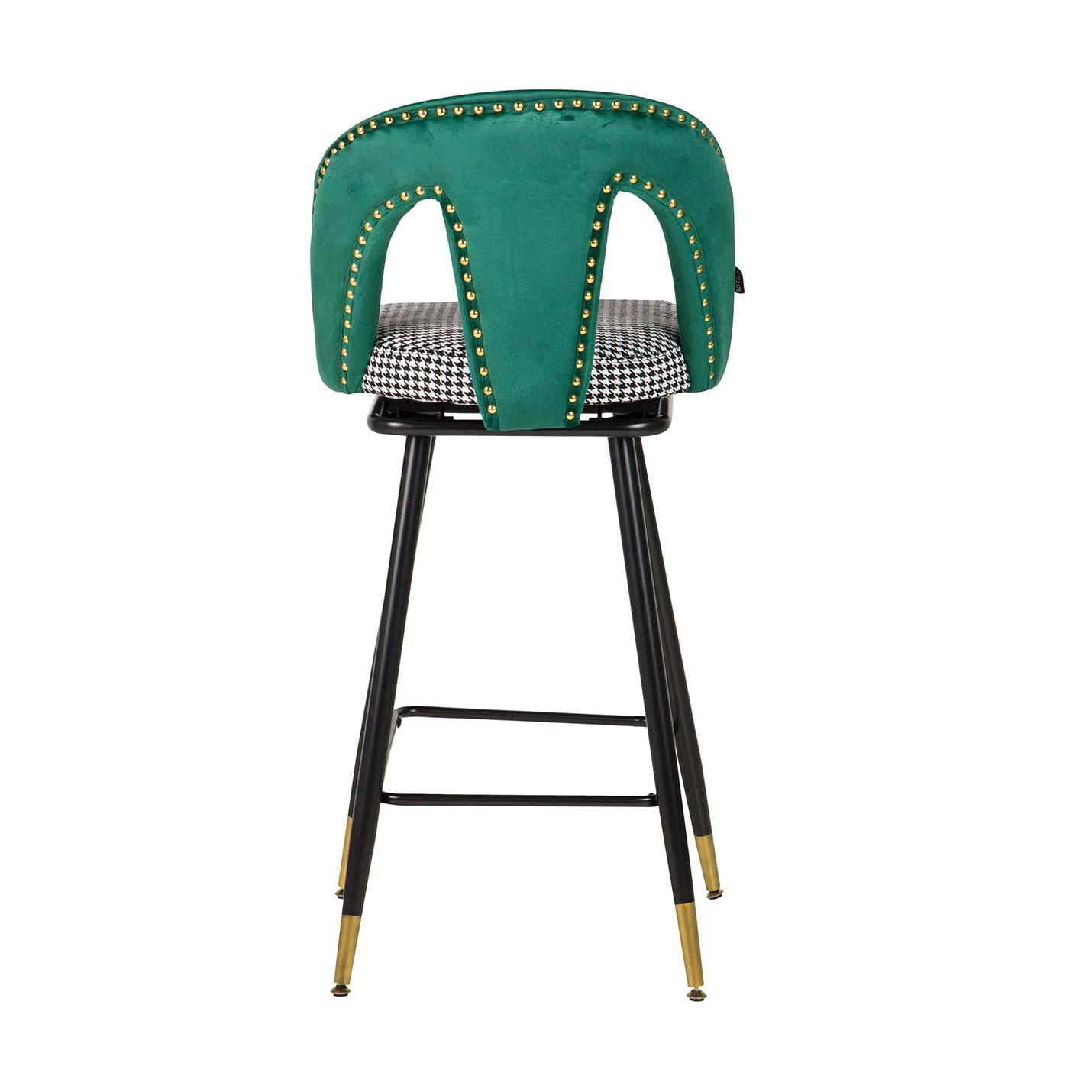Taburete Bar Velvet Verde Harbor 46x53x106 Cm