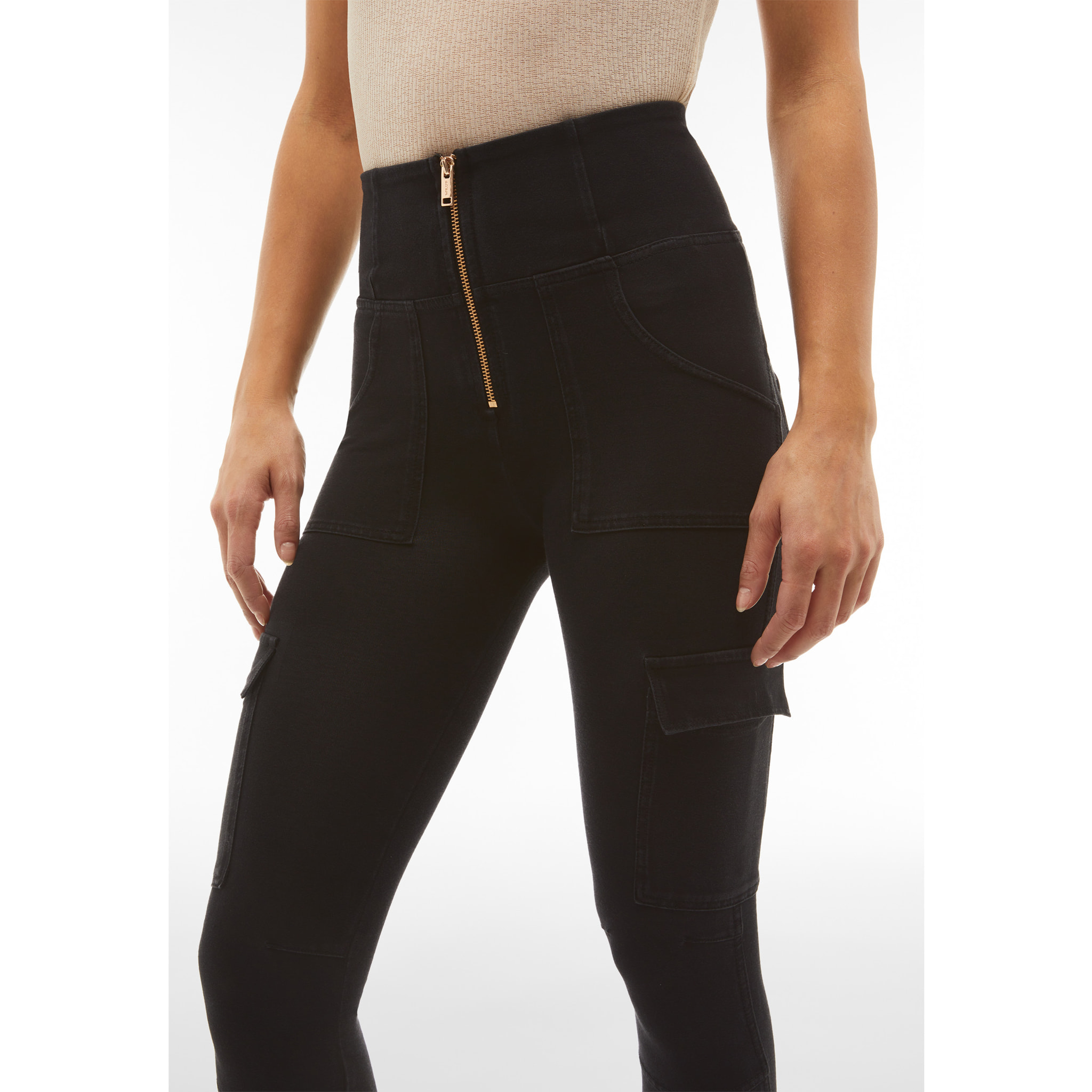 Jeggings WR.UP® stile cargo con vita alta e lunghezza 7/8