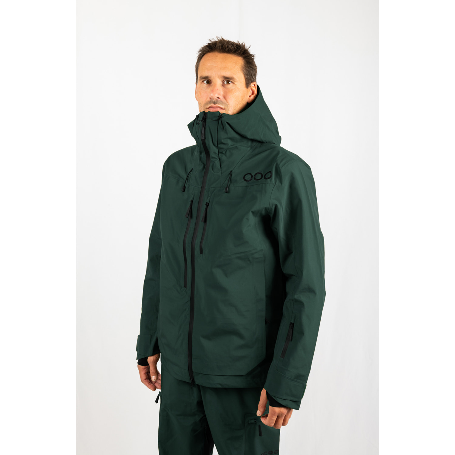 Abrigo para hombre ECOON ECOExplorer Jacket - Verde Oscuro