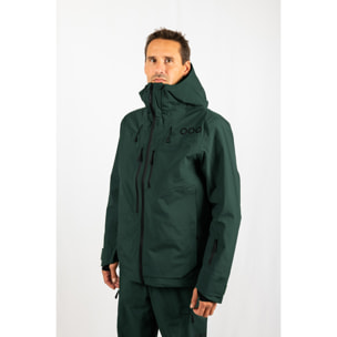 Abrigo para hombre ECOON ECOExplorer Jacket - Verde Oscuro