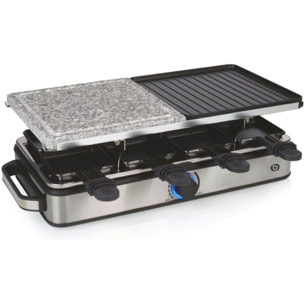 Raclette ESSENTIELB ERGP7 8 personnes Grill + Pierre