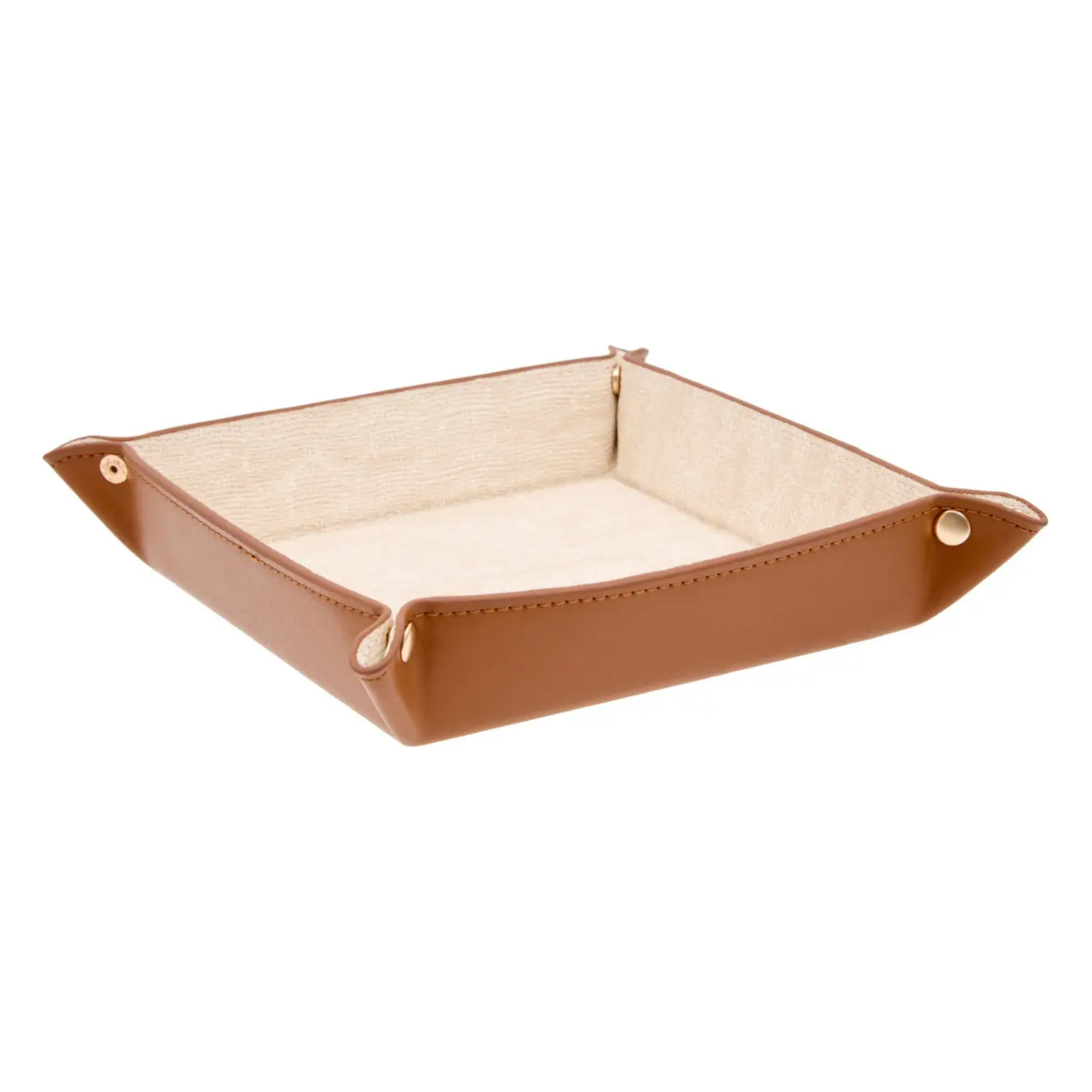 Vide-poche Whisky carré 20x20cm beige
