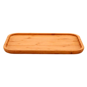 Tabla rectangular bambu mediana aperitiv colección kinvara