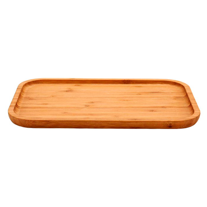 Tabla rectangular bambu mediana aperitiv colección kinvara