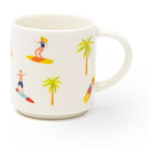 Set 6 Tazze Caffè Excelsa – Honolulu, New Bone China Multicolore
