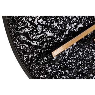 Adorno Pared Metal Dorado Negro 83x8x53 Cm