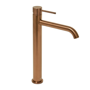 Aurum mitigeur lavabo haut 30,8 cm en acier inoxydable, à levier, sans vidage, or rose brossé (SATBAUR285BRG)