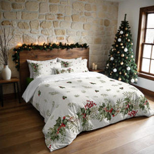 Housse de couette avec boutons-pression Holly Garland