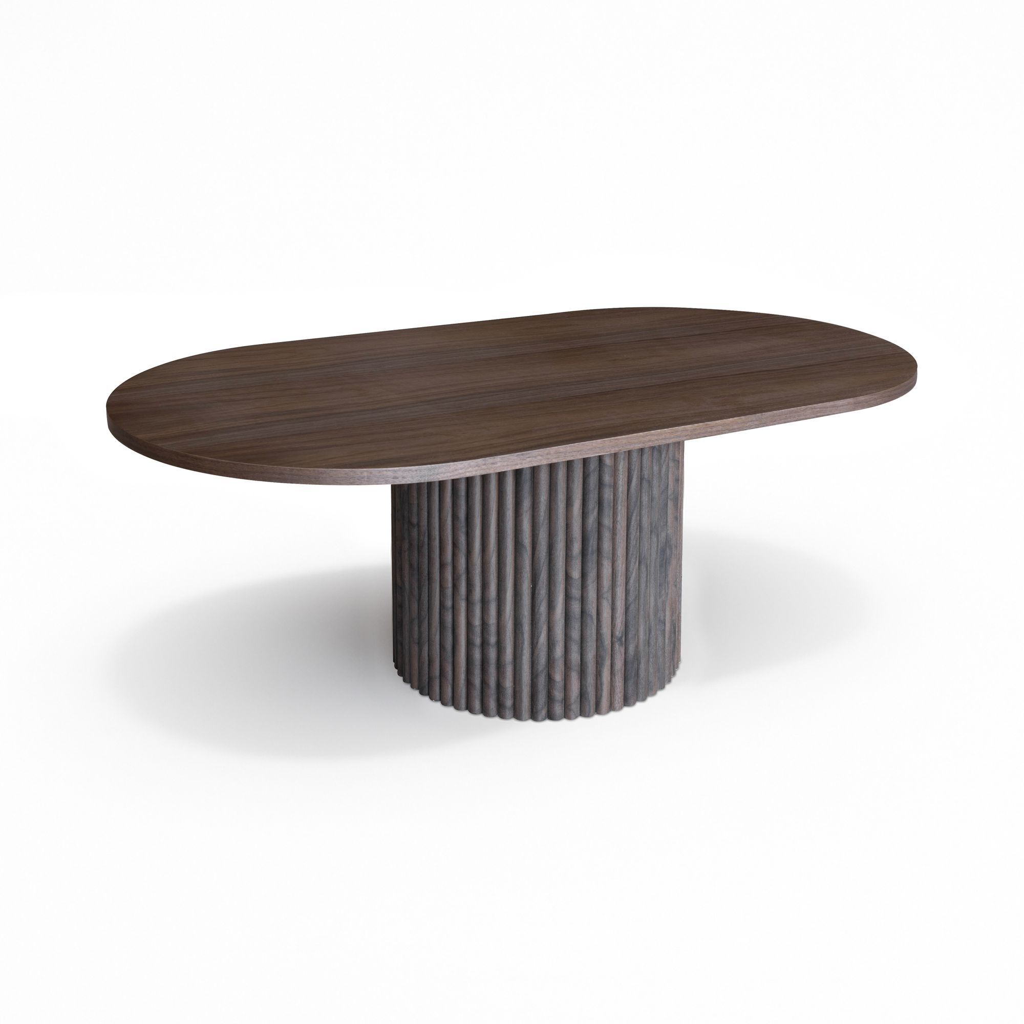 Table basse en bois foncé 110cm SIERRA