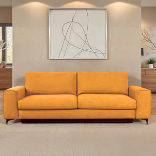 Canapé Velours Droit Fiesole - 3 Places