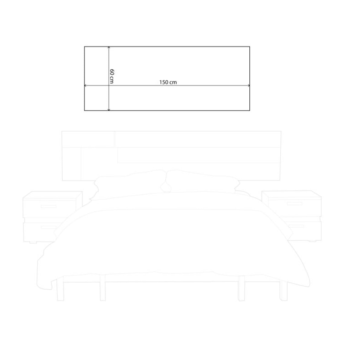 Cuadro artesanal rectangular Mar