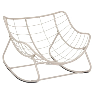 Fauteuil à bascule Paopao argile