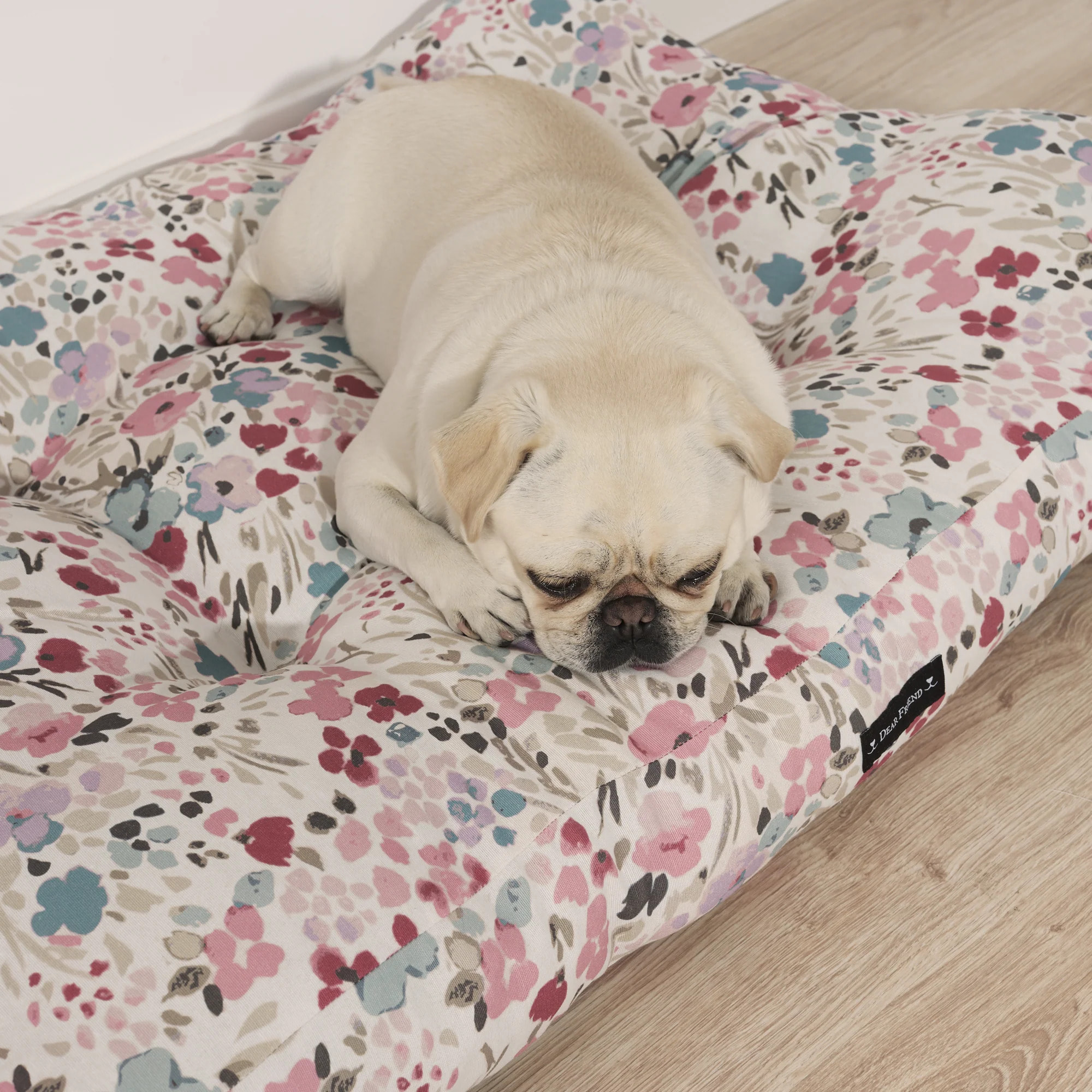 Lit épais et rembourré pour chiens et chats, 100 % coton anti-taches, pour animaux 0120-52