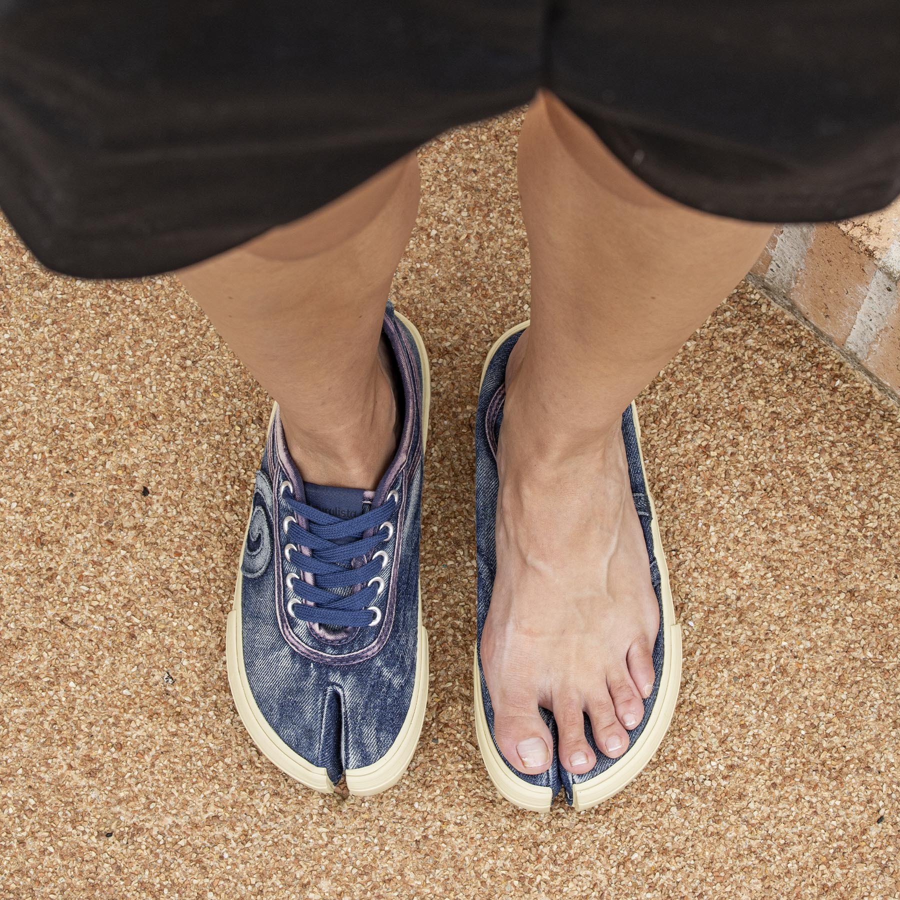 Zapatos N5954 WASHED COTTON BEIG/TEKO color Beig