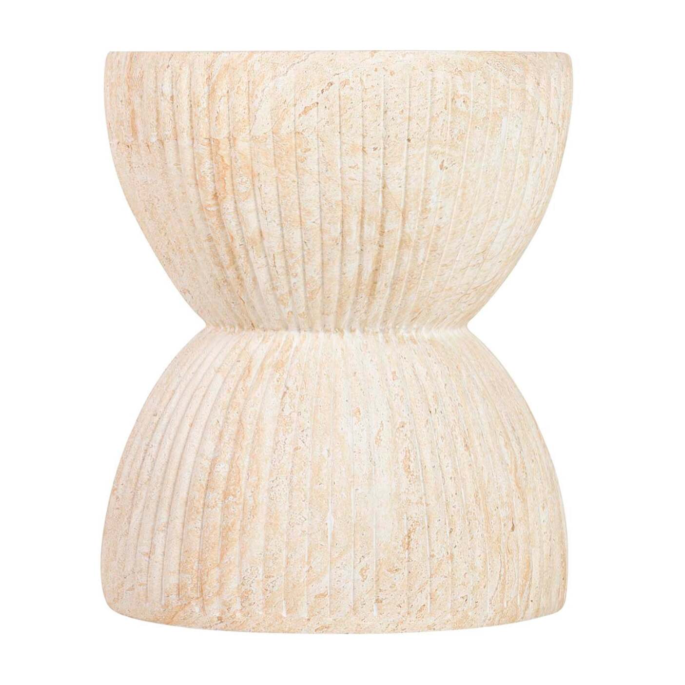 Mesa Auxiliar/taburete Marrón Sedit 38x38x46 Cm