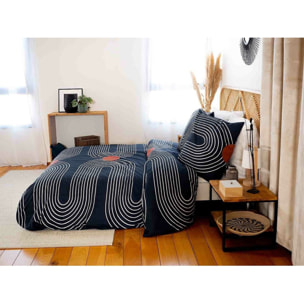 Parure Housse De Couette 3pcs 100% Coton 57 Fils Cuts