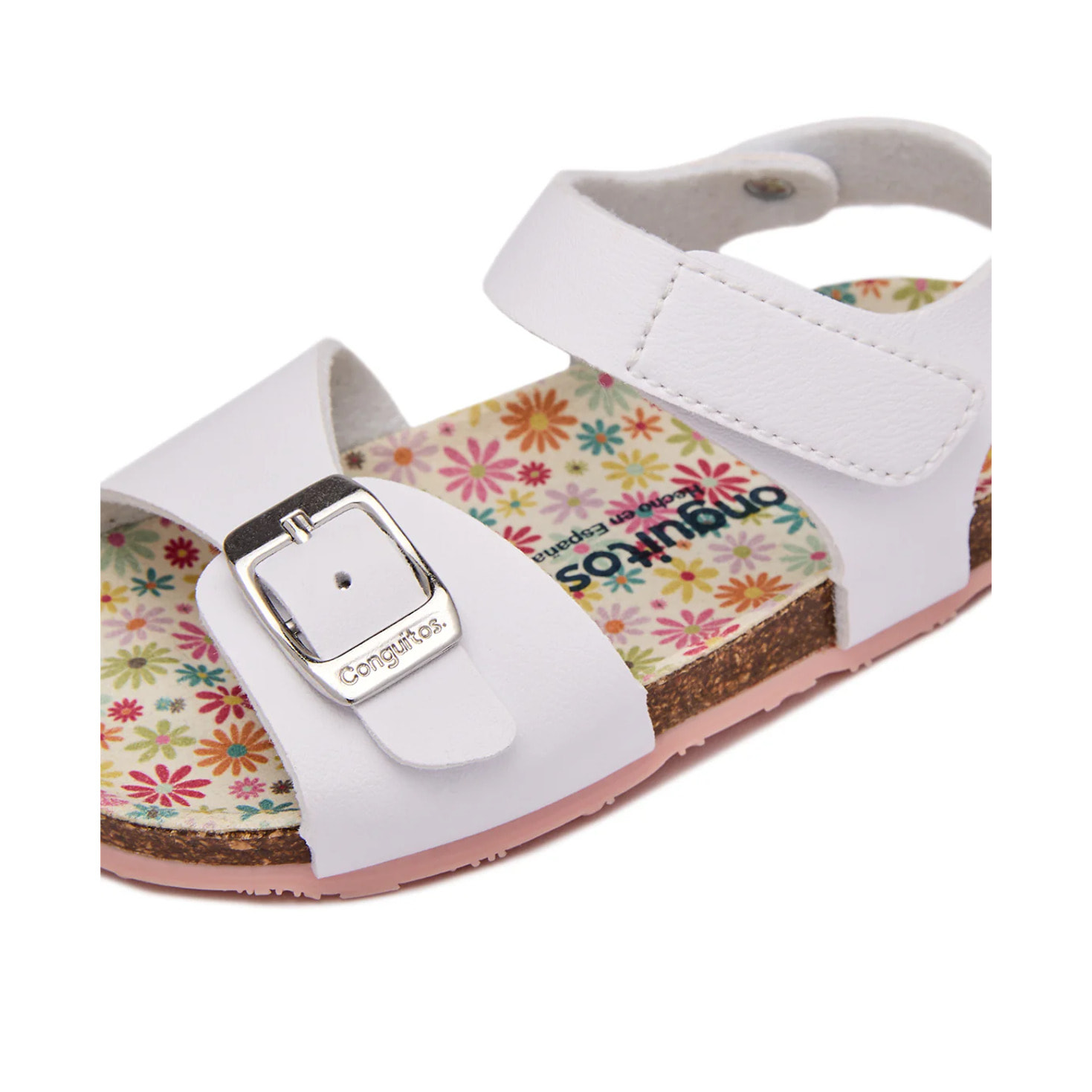 Sandalias Planas de Niña Bio en Blanco