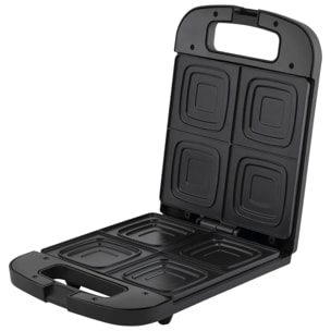 Sandwichera JATA JESW1551 para 4 sándwiches XXL. Placas antiadherentes. Fácil limpieza