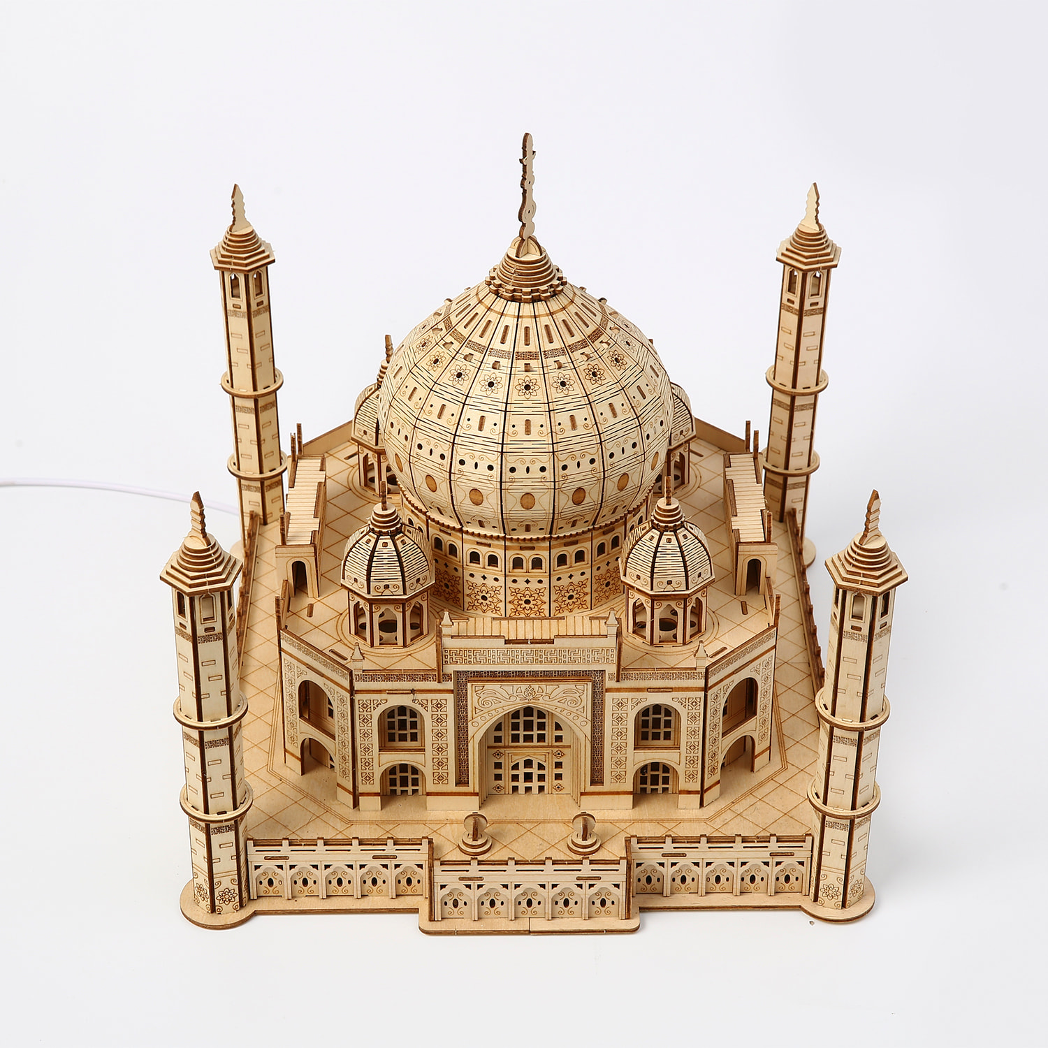 Modello in Legno 3D, design Taj Mahal. 388 pezzi.