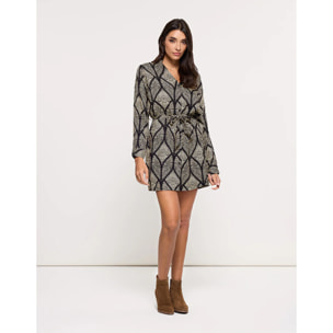 Vestido corto Negro - Darkana