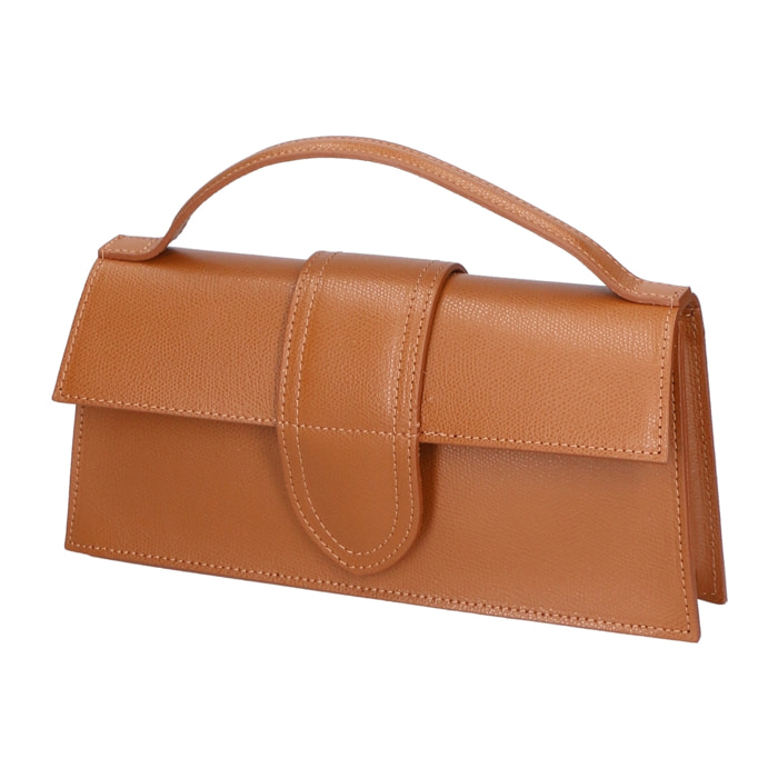 Borsa a mano da Donna Liliana in Vera Pelle Made in Italy 13x28x5 cm