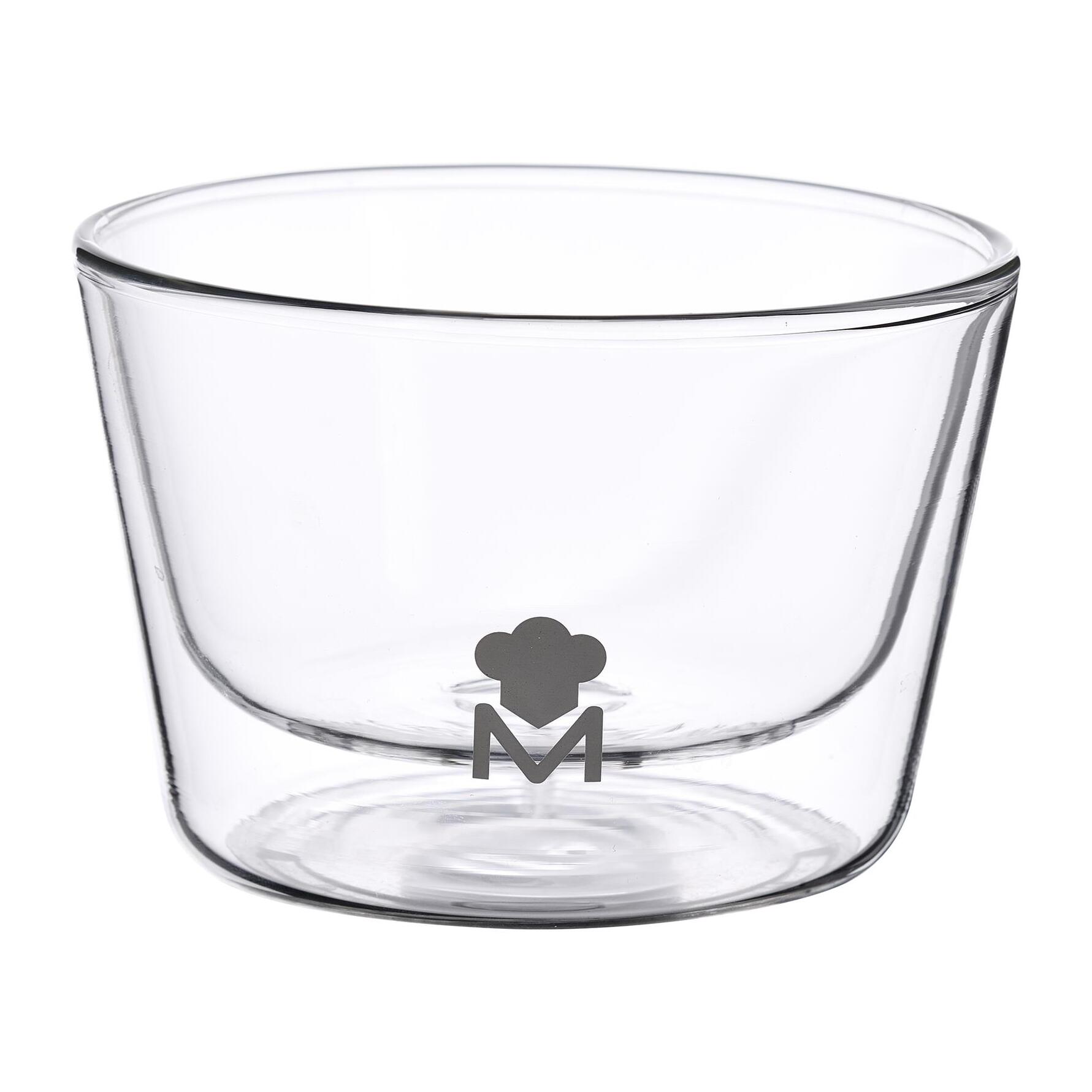Bol mediano mixology de 400ml de doble pared en borosilicato masterpro