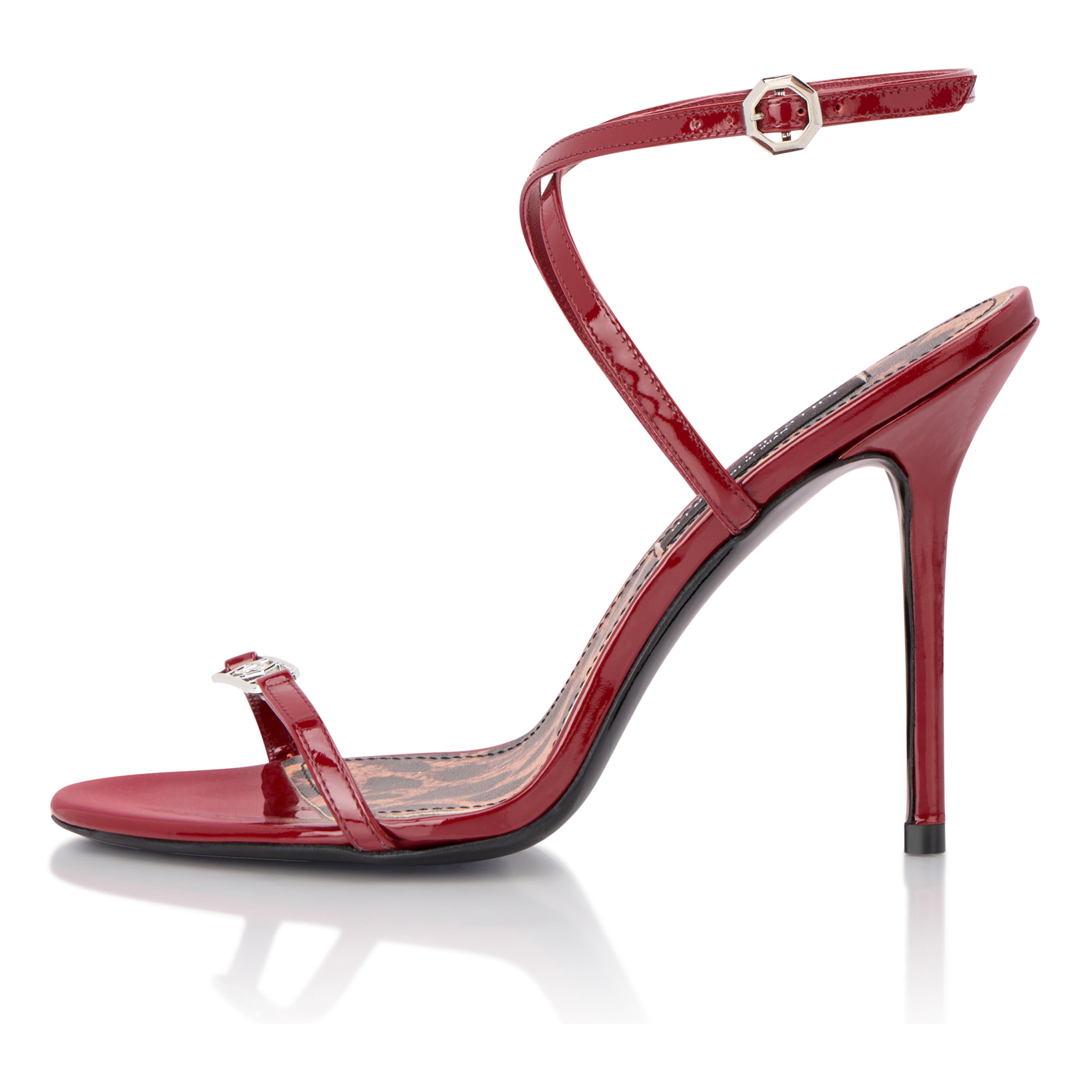 PHILIPP PLEIN Patent Leather High Heels Sandals 11